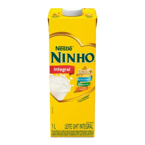 Leite Ninho integral 1 L — foto de catálogo de www.bistek.com.br (https://www.bistek.com.br/leite-lvida-ninho-1lt-tradicional-vit-integral-1299743/p); búsqueda encargada por el administrador, 24/10/2026