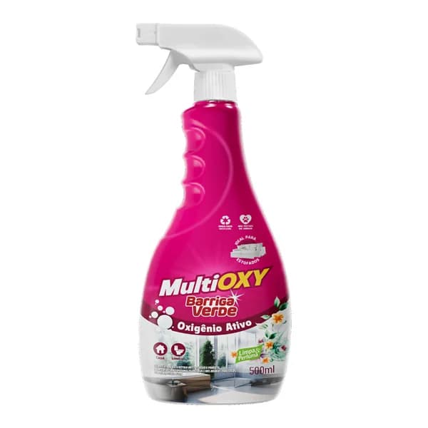 Limpador Barriga Verde MultiOxy 500 ml — foto de catálogo de www.barrigaverde.ind.br (https://www.barrigaverde.ind.br/produtos/multi-oxy); búsqueda encargada por el administrador, 24/10/2026
