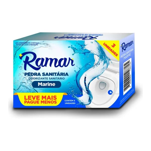 Ramar pedra sanitária marine c/3 — foto de catálogo de ramarltda.com.br (https://ramarltda.com.br/produto/pedra-sanitaria-economica-marine); búsqueda encargada por el administrador, 24/10/2026