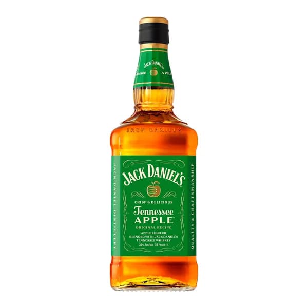 Whisky Jack Daniel's Tennessee Apple 1 L — foto de catálogo de www.bistek.com.br (https://www.bistek.com.br/whiskey-jack-daniels-1l-apple-2048086/p); búsqueda encargada por el administrador, 24/10/2026