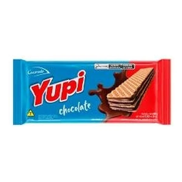 Wafer Yupi chocolate 80 g — folheto "Fecha Mês de Aniversário" (27/10–02/11/2026), Instagram @bonnoatacarejo