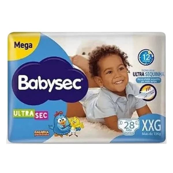 Fralda Babysec Ultra Sec Mega (M/62, G/54, XG/50, XXG/44) — folheto Bonno "Esquenta Final de Semana" / "Alerta de Preço Baixo" (29–31/10/2026), Instagram @bonnoatacarejo (imagens meramente ilustrativas)