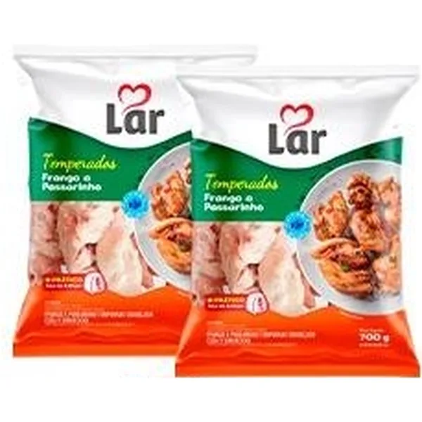 Frango à passarinho temperado Lar 700 g — folheto Bonno + Lar (29/10–08/11/2026), Instagram @bonnoatacarejo