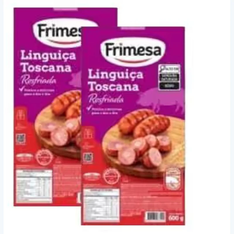 Linguiça toscana resfriada Frimesa 600 g