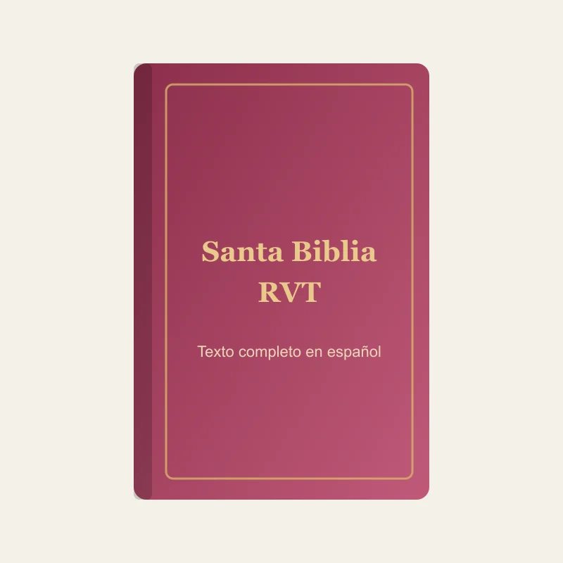 Santa Biblia RVT · Edición rosa