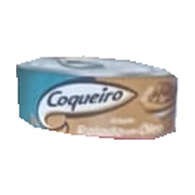 Atún rallado en aceite Coqueiro 170 g, envase original del folleto Rede Forte