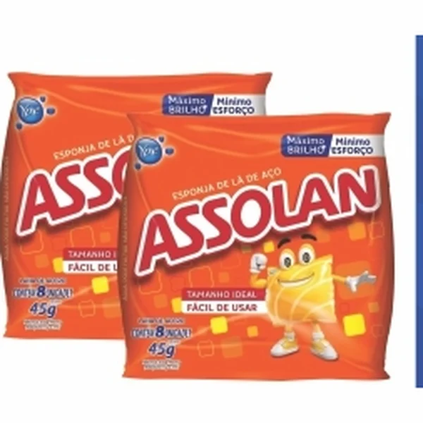 Lã de aço Assolan c/8 45 g — folheto Verdurão (Rede Forte) "#VemEconomizar" válido até 17/10/2026 (Instagram @verduraosupermercado)