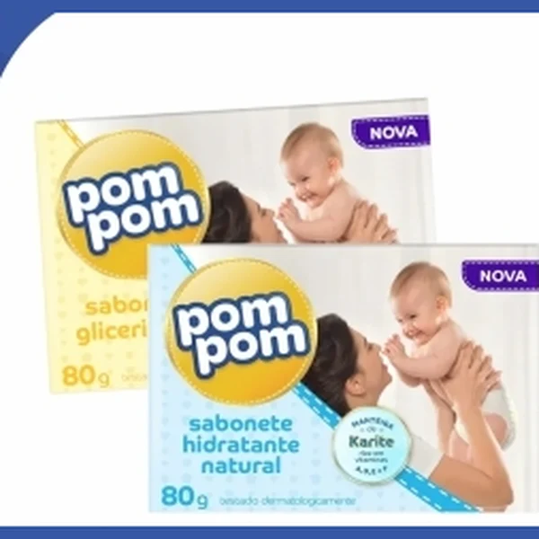 Sabonete em barra Pom Pom 80 g — folheto Verdurão (Rede Forte) "#VemEconomizar" válido até 17/10/2026 (Instagram @verduraosupermercado)