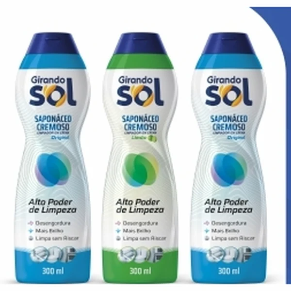 Saponáceo líquido Girando Sol 300 ml — folheto Verdurão (Rede Forte) "#VemEconomizar" válido até 17/10/2026 (Instagram @verduraosupermercado)