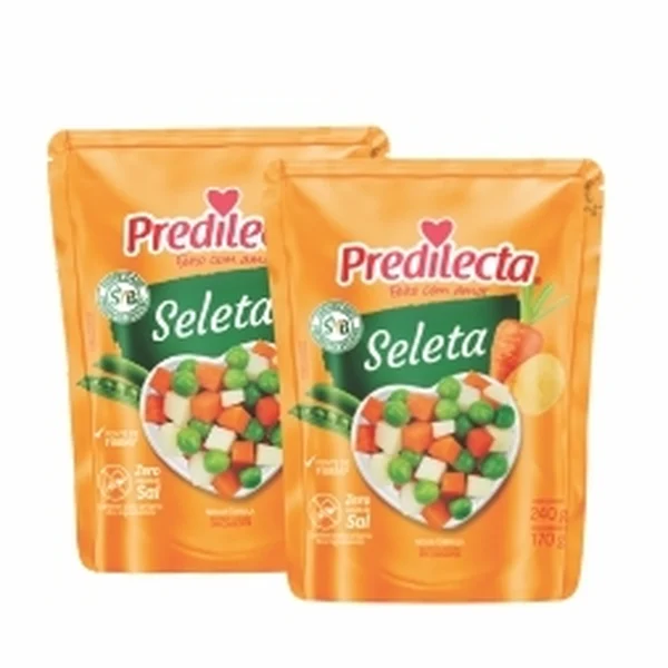 Seleta de legumes Predilecta 170 g — folheto Verdurão (Rede Forte) "#VemEconomizar" válido até 17/10/2026 (Instagram @verduraosupermercado)