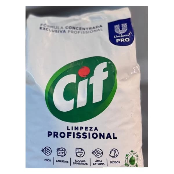 CIF limpeza profissional 2,4 kg — fotos de góndola del post "Vem aí, dias de sol" (Instagram @verduraosupermercado, 19–24/10/2026)