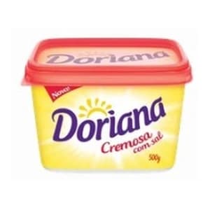 Margarina Doriana cremosa com sal 500 g — folheto "Frios, Pães e Lácteos — Quarta" (21/10/2026), Instagram @verduraosupermercado