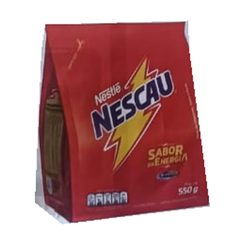 Chocolate en polvo Nescau Nescau 550 g, envase original del folleto Rede Forte