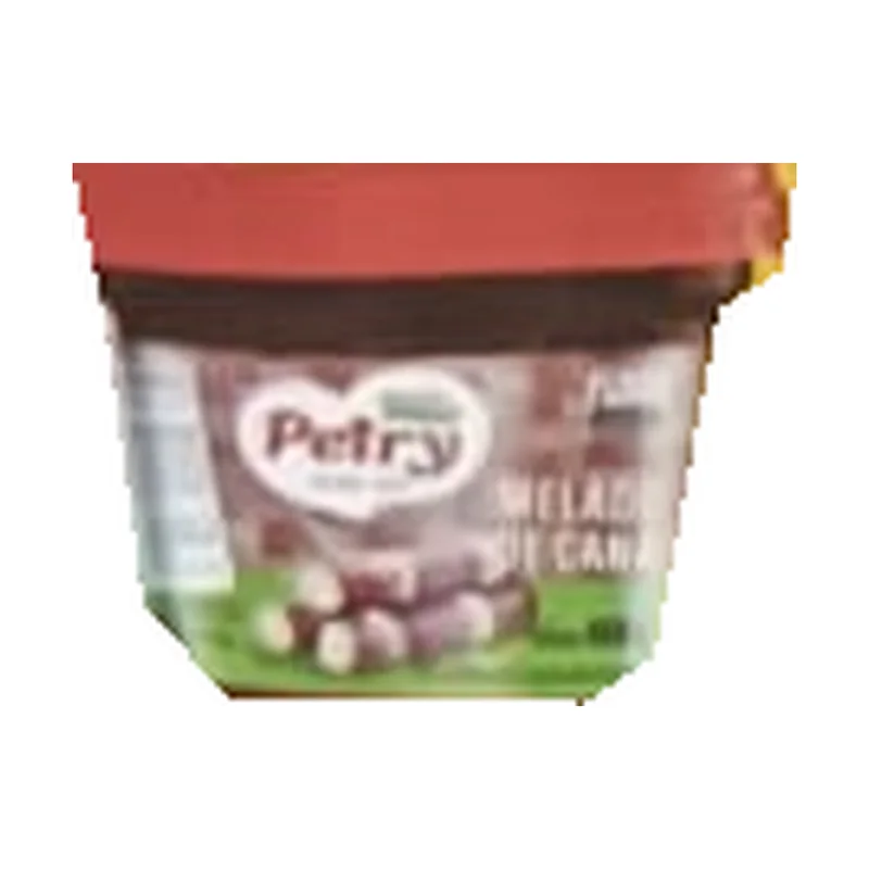 Melaza de caña Petry 400 g, envase original del folleto Rede Forte