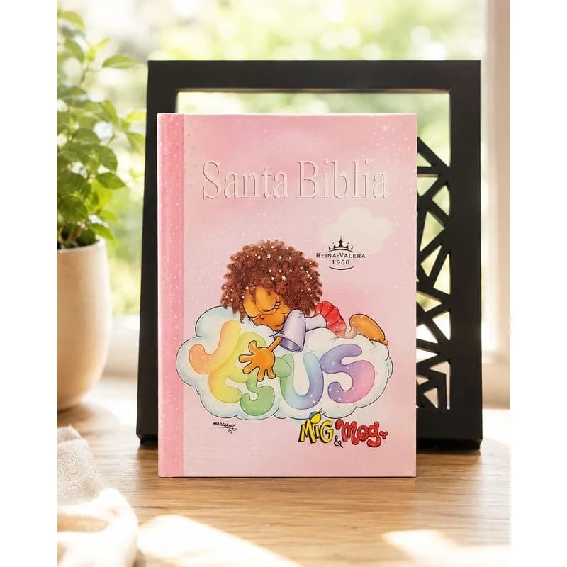 Santa Biblia Mig & Meg RVR 1960 · Rosa