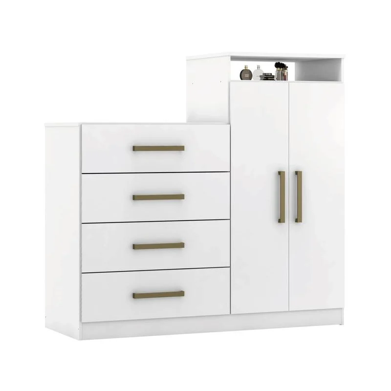 Cômoda 4 Gavetas 2 Portas Demóbile Aurea