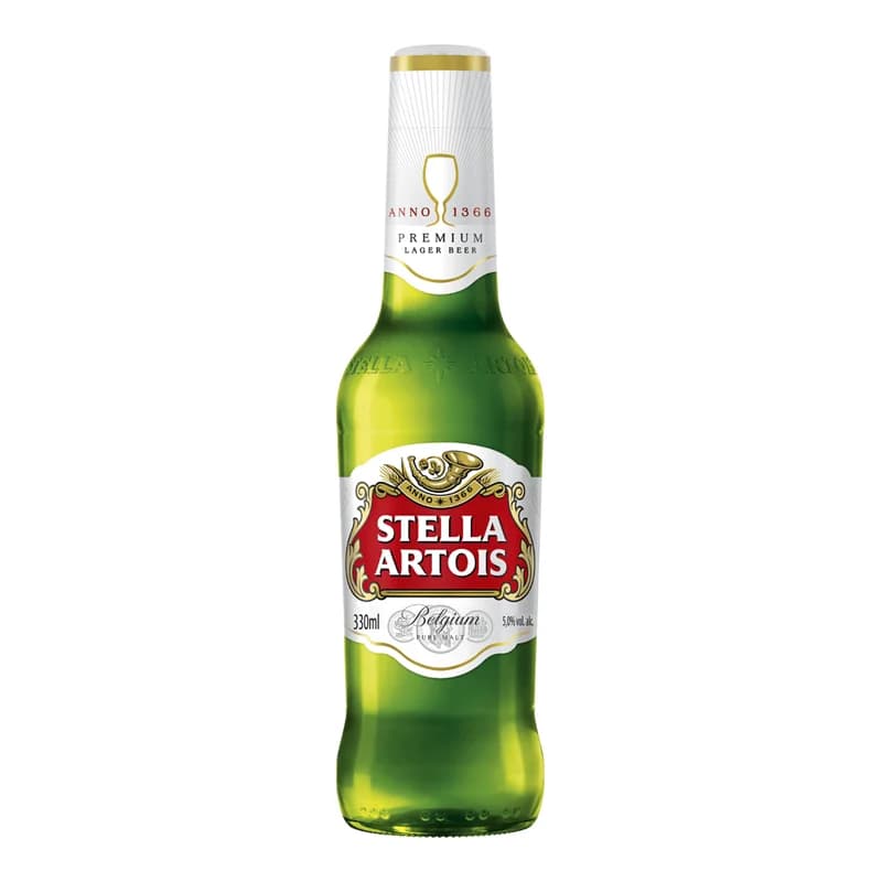Cerveja Lager Puro Malte Stella Artois Garrafa 330ml